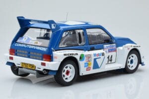 MG Metro 6R4 #14 D. Llewellin / P. Short RAC Rally 1986 IXO 1:18 18RMC068C Metall — bild 2 av 6