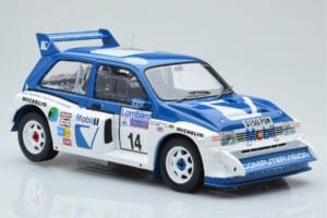 MG Metro 6R4 #14 D. Llewellin / P. Short RAC Rally 1986 IXO 1:18 18RMC068C Metall — bild 4 av 6