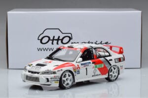 Mitsubishi Lancer Evo 4 T. Makinen / S. Harjanne Rally Catalunya 1997 Otto 1:18 OT409 Resin — bild 6 av 6