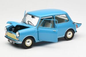 Morris Mini Minor Blå Kyosho 1:18 08964BL Metall — bild 2 av 8