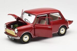 Morris Mini Minor Röd Kyosho 1:18 08964R Metall — bild 2 av 8