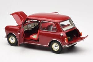 Morris Mini Minor Röd Kyosho 1:18 08964R Metall — bild 5 av 8