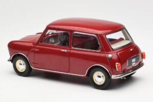 Morris Mini Minor Röd Kyosho 1:18 08964R Metall — bild 7 av 8