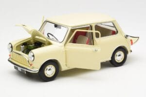 Morris Mini Minor Vit Kyosho 1:18 08964W Metall — bild 2 av 8
