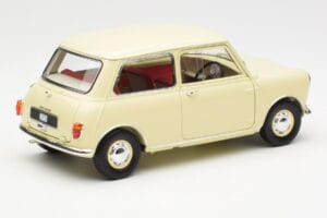 Morris Mini Minor Vit Kyosho 1:18 08964W Metall — bild 3 av 8