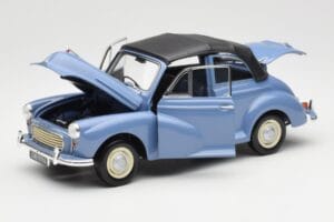 Morris Minor Cabriolet Blå Minichamps 1:18 150137030 Metall — bild 2 av 8