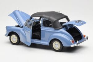 Morris Minor Cabriolet Blå Minichamps 1:18 150137030 Metall — bild 5 av 8
