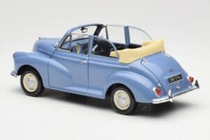 Morris Minor Cabriolet Blå Minichamps 1:18 150137030 Metall — bild 7 av 8