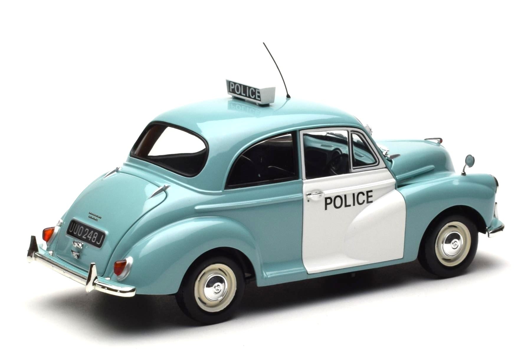 Morris Minor Polis Blå & Vit Minichamps 1:18 150137090 Metall — bild 3 av 8