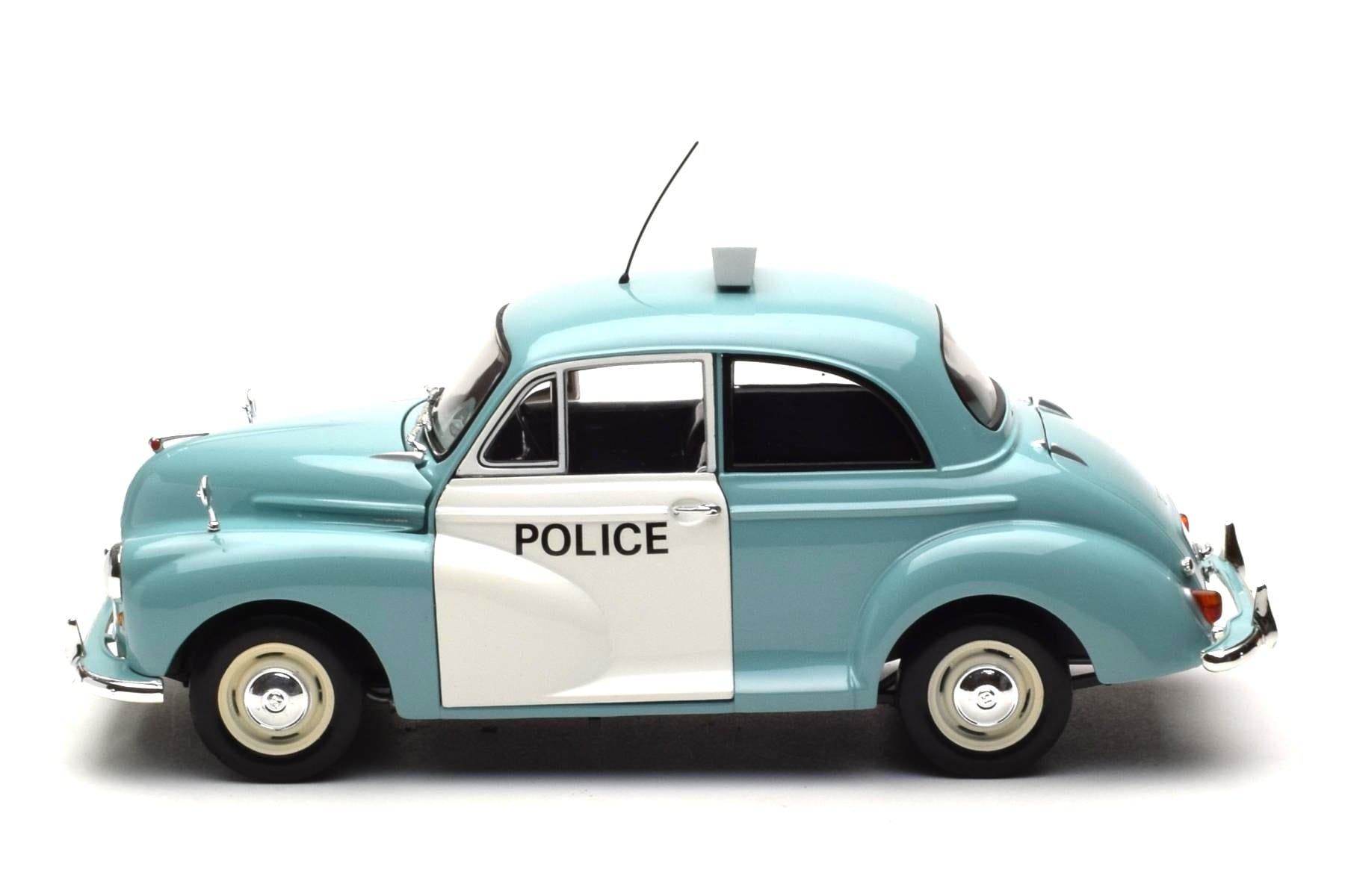 Morris Minor Polis Blå & Vit Minichamps 1:18 150137090 Metall — bild 4 av 8