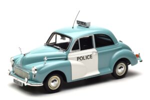 Morris Minor Polis Blå & Vit Minichamps 1:18
