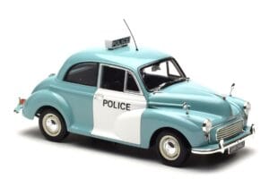 Morris Minor Polis Blå & Vit Minichamps 1:18 150137090 Metall — bild 6 av 8
