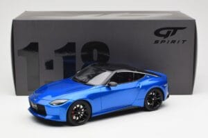 Nissan Fairlady Z Z35 Bayside Blå GT Spirit 1:18 GT387 Resin — bild 6 av 6