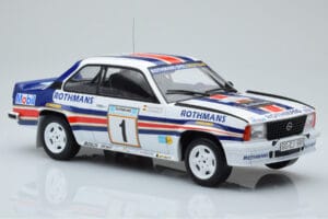 Opel Ascona 400 Rothmans #1 W. Rohrl / C. Geistdorfer Rally Acropolis 1982 IXO 1:18 18RMC097A Metall — bild 4 av 6