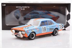 Opel Commodore A Steinmetz Gulf #18 Joossens / Byttebier 24 Hours of Spa 1971 Minichamps 1:18 155714618 Metall — bild 6 av 6