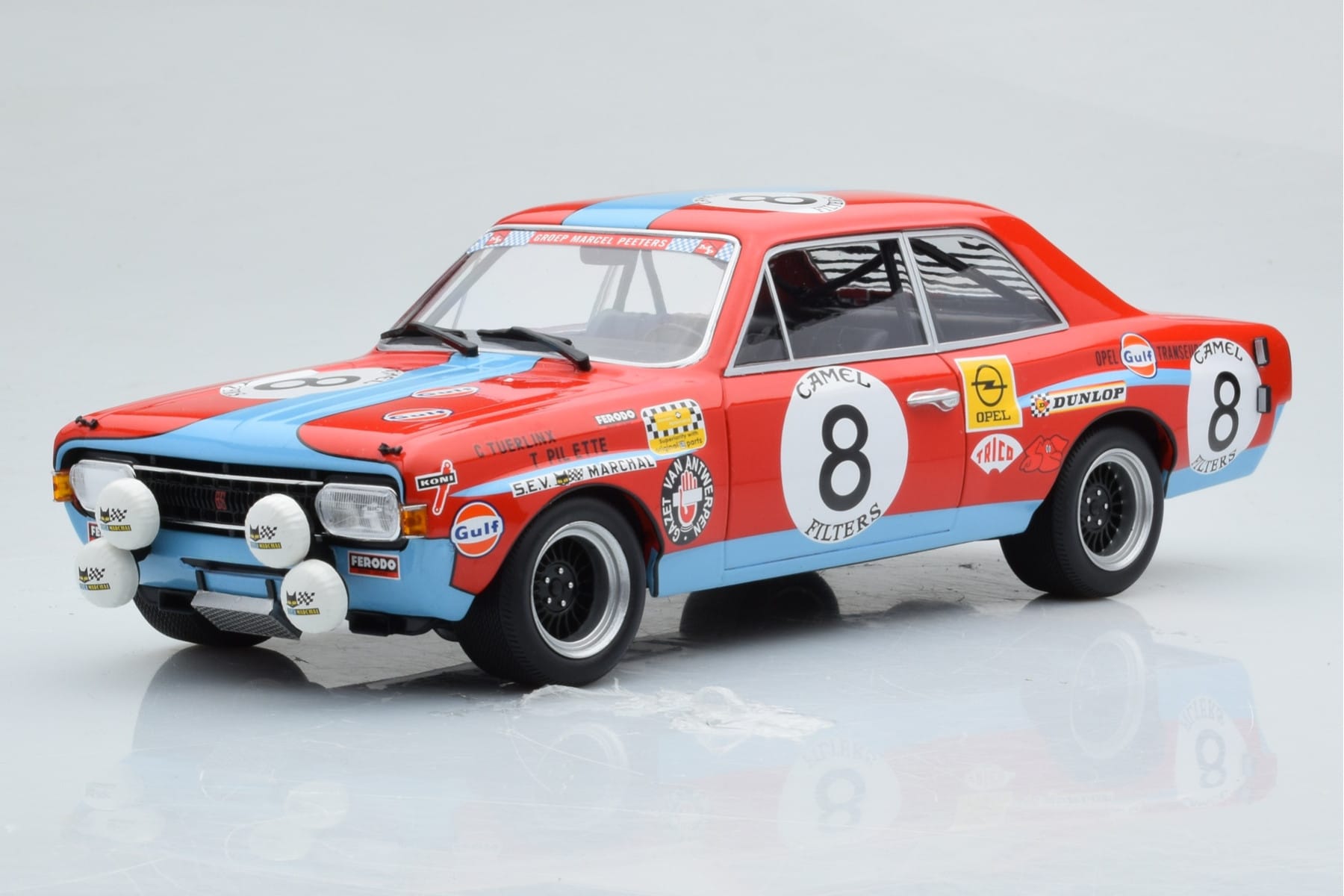 Opel Commodore A Steinmetz #8 Tuerlinx / T. Pilette 24 Hours of Spa 1972 Minichamps 1:18 155724608 Metall