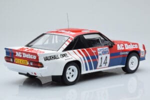 Opel Manta 400 #14 J. McRae / I. Grindrod RAC Rally 1985 IXO 1:18 18RMC098 Metall — bild 2 av 6