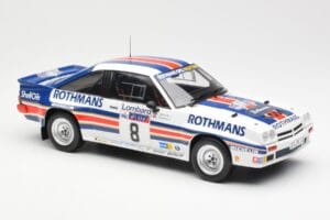 Opel Manta 400 Rothmans #8 J. McRae / I. Grindrod Lombard RAC Rally 1983 IXO 1:18 18RMC038A Metall — bild 4 av 6