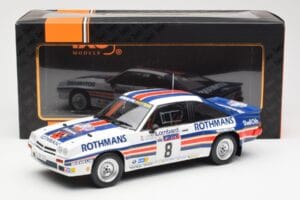 Opel Manta 400 Rothmans #8 J. McRae / I. Grindrod Lombard RAC Rally 1983 IXO 1:18 18RMC038A Metall — bild 6 av 6