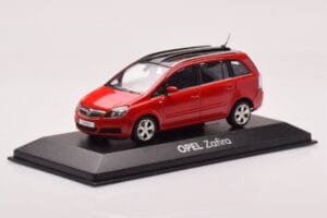 Opel Zafira B OPC Röd Minichamps 1:43 400045300 Metall — bild 2 av 4