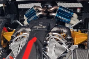 Pagani Zonda Cinque Vit Benny Almost Real 1:18 850601001 Metall — bild 9 av 12