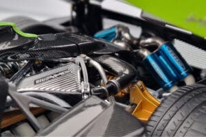 Pagani Zonda Cinque Grön Firenze Almost Real 1:18 850602001 Metall — bild 11 av 15