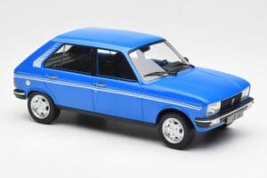 Peugeot 104 S Ibis Blå Norev 1:18 184903 Metall — bild 4 av 6