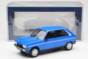 Peugeot 104 S Ibis Blå Norev 1:18 184903 Metall — bild 6 av 6