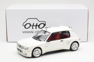 Peugeot 205 Dimma Vit Otto 1:18 OT681 Resin — bild 6 av 6