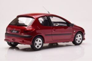 Peugeot 206 S16 Röd Otto 1:18 OT1039 Resin — bild 2 av 6