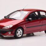 Peugeot 206 S16 Röd Otto 1:18