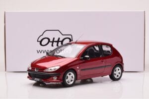 Peugeot 206 S16 Röd Otto 1:18 OT1039 Resin — bild 6 av 6