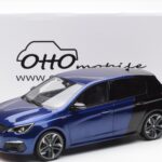 Peugeot 308 GTI Magnetic Blå Svart Otto 1:18 OT922 - image 6 of 6