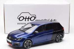 Peugeot 308 GTI Magnetic Blå Svart Otto 1:18 OT922 Resin — bild 6 av 6