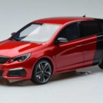 Peugeot 308 T9 GTI Röd Otto 1:18 OT368 Resin