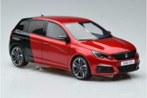 Peugeot 308 T9 GTI Röd Otto 1:18 OT368 Resin — bild 4 av 6