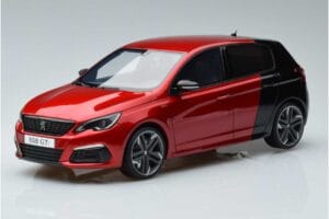 Peugeot 308 T9 GTI Röd Otto 1:18 OT368 Resin