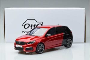 Peugeot 308 T9 GTI Röd Otto 1:18 OT368 Resin — bild 6 av 6