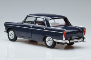 Peugeot 404 Blå Norev 1:18 184836 Metall — bild 6 av 7