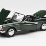 Peugeot 404 Cabriolet Antique Green Begränsad Upplaga Norev 1:18 184829 - image 2 of 8