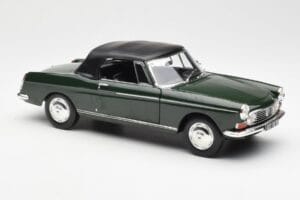 Peugeot 404 Cabriolet Antique Green Begränsad Upplaga Norev 1:18 184829 Metall — bild 6 av 8