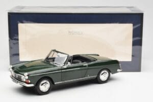 Peugeot 404 Cabriolet Antique Green Begränsad Upplaga Norev 1:18 184829 Metall — bild 8 av 8
