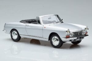 Peugeot 404 Cabriolet Silver Norev 1:18 184835 Metall — bild 6 av 8