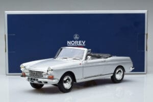Peugeot 404 Cabriolet Silver Norev 1:18 184835 Metall — bild 8 av 8