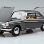 Peugeot 404 Coupe Graphite Grå Norev 1:18 - image 2 of 7