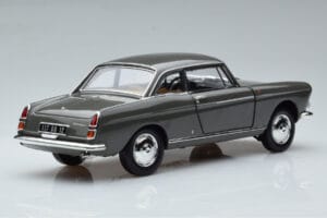 Peugeot 404 Coupe Graphite Grå Norev 1:18 184834 Metall — bild 3 av 7