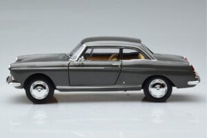 Peugeot 404 Coupe Graphite Grå Norev 1:18 184834 Metall — bild 4 av 7