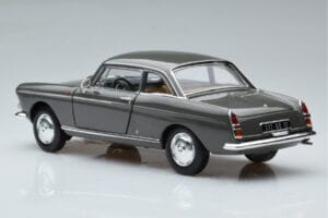 Peugeot 404 Coupe Graphite Grå Norev 1:18 184834 Metall — bild 6 av 7