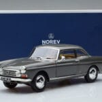 Peugeot 404 Coupe Graphite Grå Norev 1:18 - image 7 of 7
