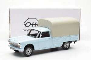 Peugeot 404 Pickup Bache Pastellblå Otto 1:18 OT1036 Resin — bild 6 av 6
